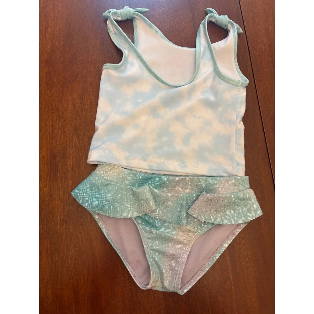 Disney Swimwear Bundle Kids 5T 6X 7 Ariel Dalmatians Swimsuits CoverUp Excellent